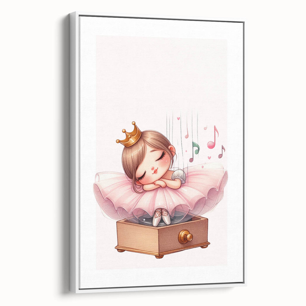 Musical Ballerina Princess Print - Nursery Wall Art