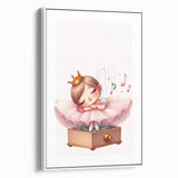 Musical Ballerina Princess Print - Nursery Wall Art