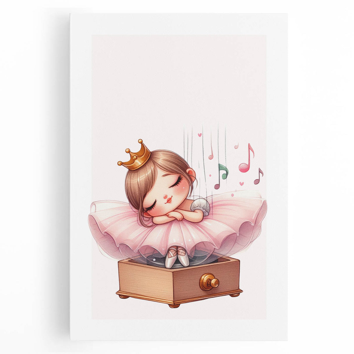 Musical Ballerina Princess Print - Nursery Wall Art
