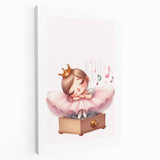 Musical Ballerina Princess Print - Nursery Wall Art