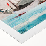 Stowing Sail Nautical Realism Art Print - Winslow Homer Maritime Canvas