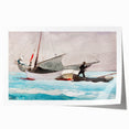Stowing Sail Nautical Realism Art Print - Winslow Homer Maritime Canvas