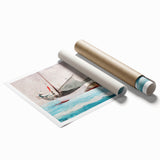 Stowing Sail Nautical Realism Art Print - Winslow Homer Maritime Canvas