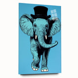 Boys Wall Art Prints - Stylish Elephant Kids Room Art Decor