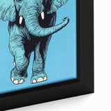 Boys Wall Art Prints - Stylish Elephant Kids Room Art Decor