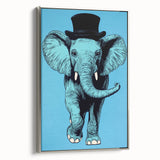 Boys Wall Art Prints - Stylish Elephant Kids Room Art Decor