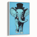 Boys Wall Art Prints - Stylish Elephant Kids Room Art Decor