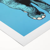 Boys Wall Art Prints - Stylish Elephant Kids Room Art Decor