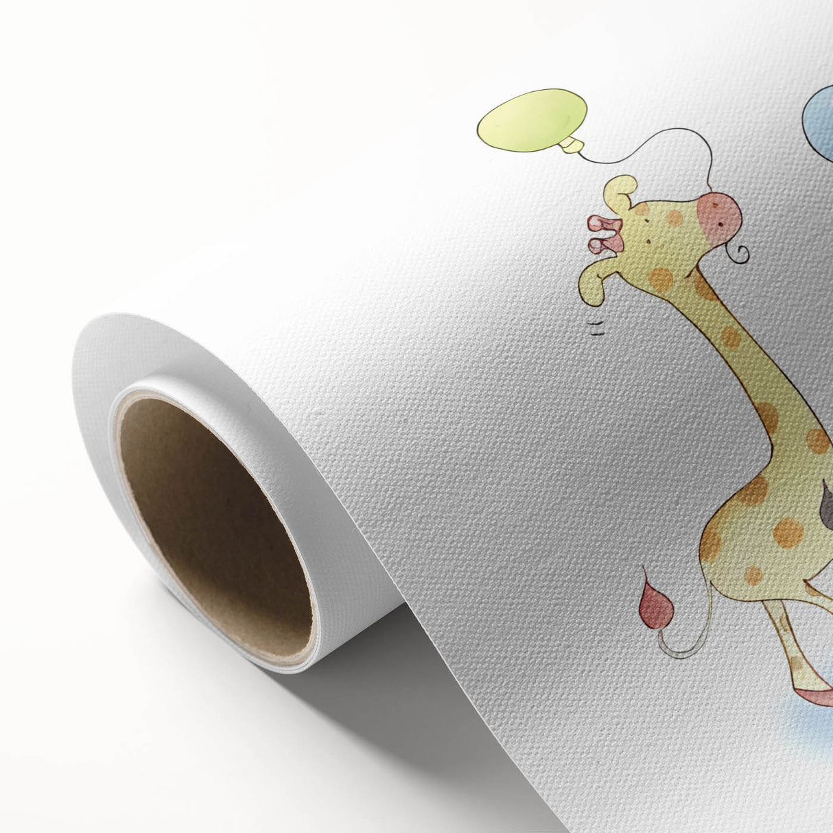 Cheerful Animal Parade Nursery Wall Art - Kids Room Prints