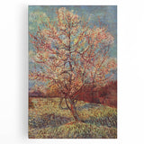 Black and white stretched canvas featuring a large Van Gogh-inspired design, ideal for kitchen wall art or bedroom decor.