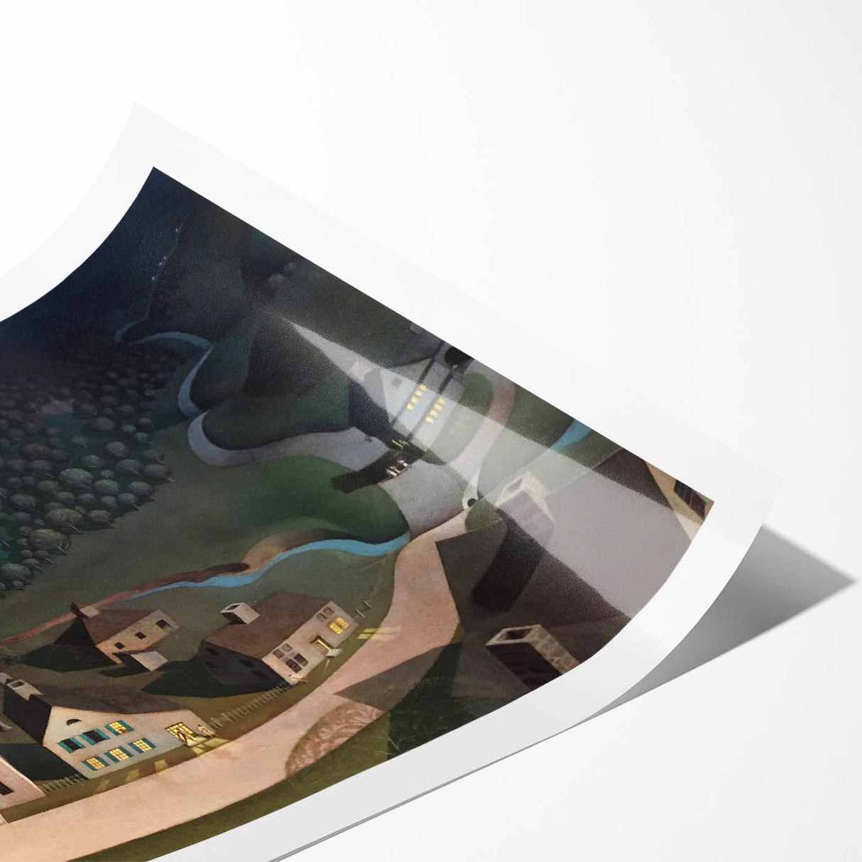 Modern Wall Art of Paul Revere’s Midnight Ride - Contemporary Design