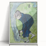 Modern Wall Art - Whimsical The False Step in Vibrant Impressionist Style