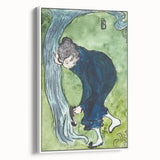 Modern Wall Art - Whimsical The False Step in Vibrant Impressionist Style