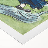 Modern Wall Art - Whimsical The False Step in Vibrant Impressionist Style