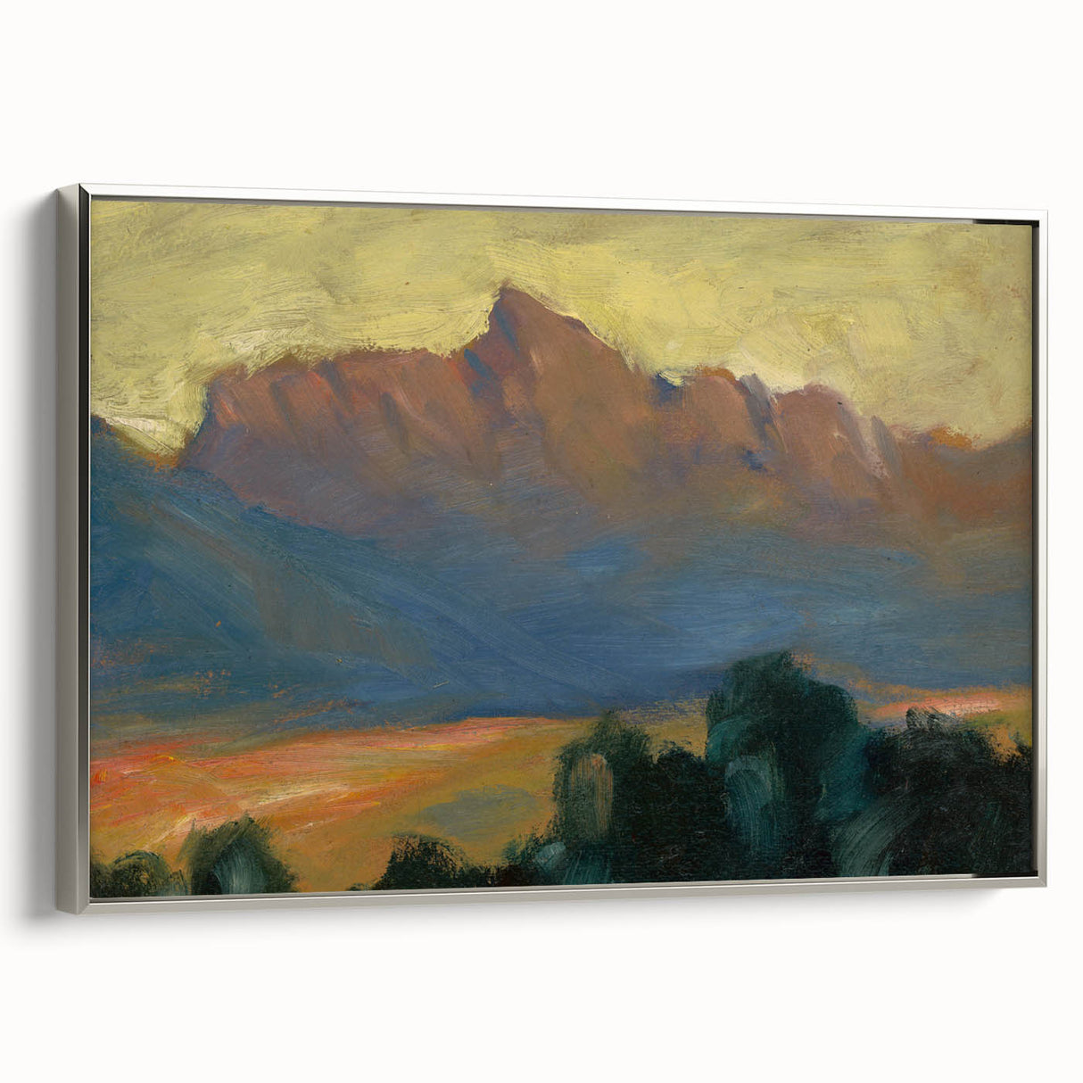 Modern Wall Art of Majestic Mountain Landscape - Abstract Decor