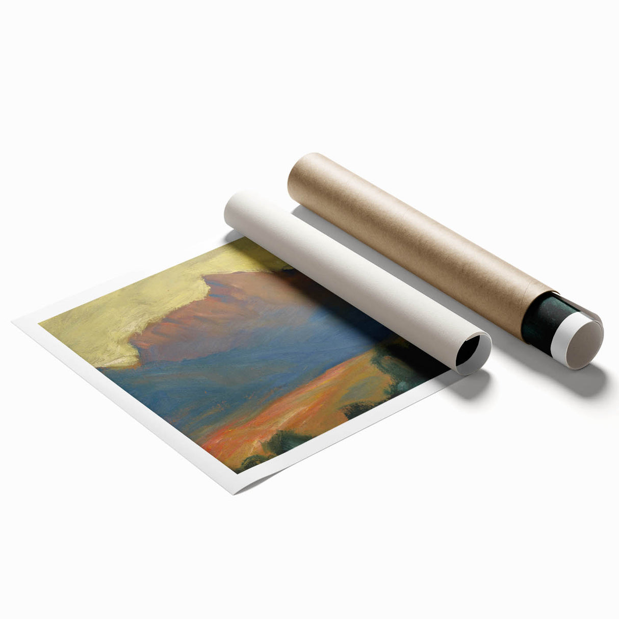 Modern Wall Art of Majestic Mountain Landscape - Abstract Decor