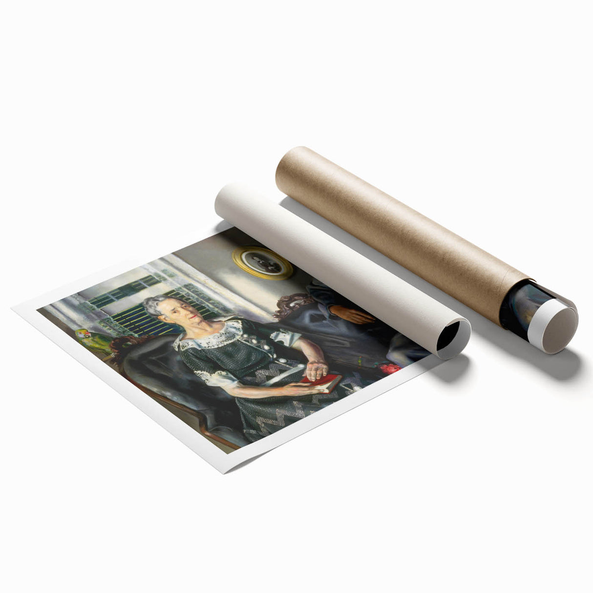 Modern Wall Art of Classic Portrait Couple - Abstract Contemporary Style