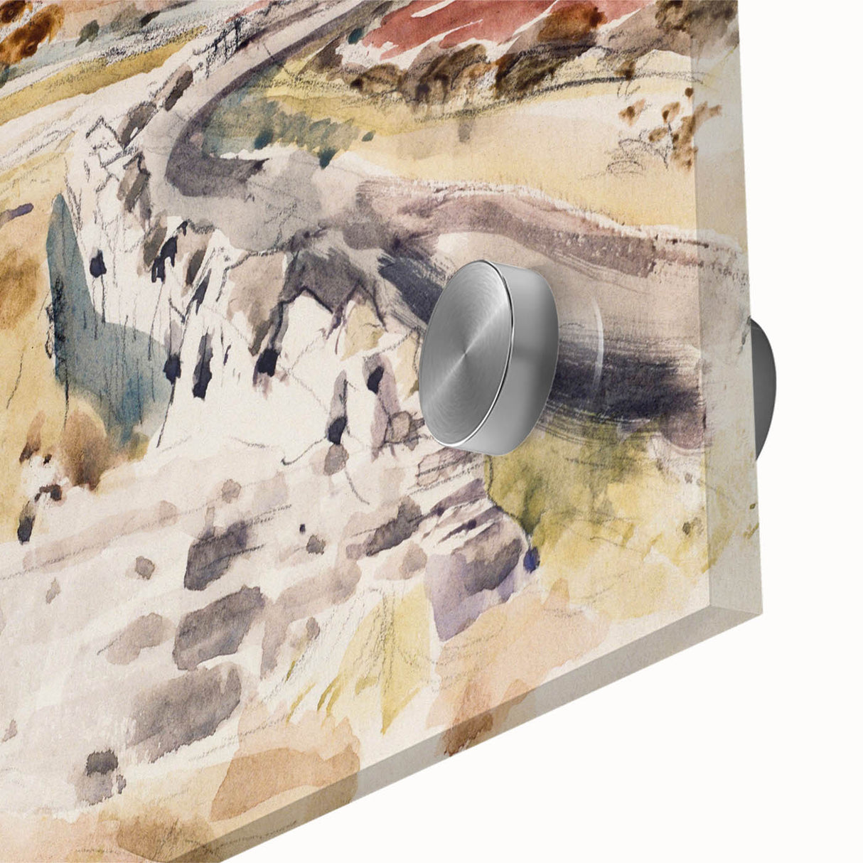 Modern Wall Art of Oxfordshire Landscape - Abstract Minimalist Decor
