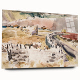 Modern Wall Art of Oxfordshire Landscape - Abstract Minimalist Decor