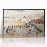 Modern Wall Art of Oxfordshire Landscape - Abstract Minimalist Decor