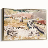 Modern Wall Art of Oxfordshire Landscape - Abstract Minimalist Decor