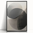 Modern Dining Room Wall Art – Abstract Black & Gray Geometry