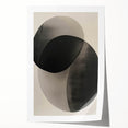 Modern Dining Room Wall Art – Abstract Black & Gray Geometry