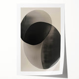Modern Dining Room Wall Art – Abstract Black & Gray Geometry