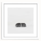 Office Canvas Prints – Minimalist Black and White Winter Scene
