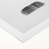 Office Canvas Prints – Minimalist Black and White Winter Scene