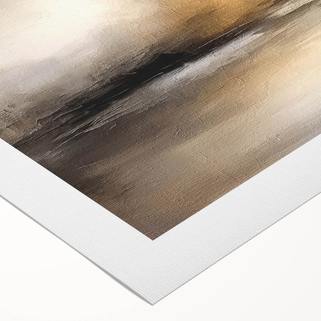 Abstract landscape wall art on rolled canvas, showcasing vibrant colors and dynamic shapes, ideal for modern home decor. Packaged securely in a sturdy tube for safe delivery.