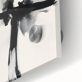 Contemporary Abstract Canvas – Minimal Cross Expression