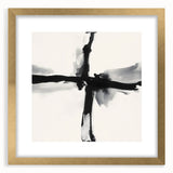 Contemporary Abstract Canvas – Minimal Cross Expression