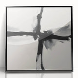 Contemporary Abstract Canvas – Minimal Cross Expression
