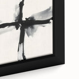 Contemporary Abstract Canvas – Minimal Cross Expression
