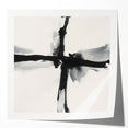 Contemporary Abstract Canvas – Minimal Cross Expression