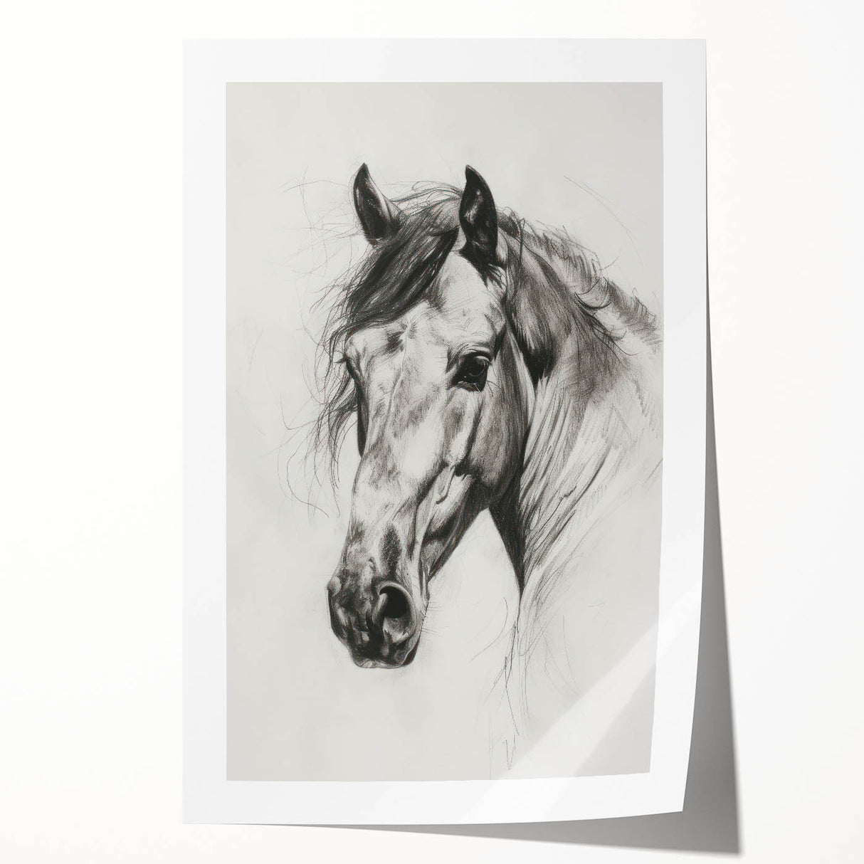 Rolled canvas print showcasing vibrant animal illustrations, featuring intricate details and rich colors, securely packaged in a protective cardboard tube for easy display.