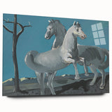 Expressionist Horses Art | Majerník Study of a Horse Painting