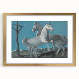 Expressionist Horses Art | Majerník Study of a Horse Painting
