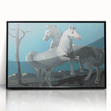 Expressionist Horses Art | Majerník Study of a Horse Painting