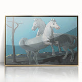 Expressionist Horses Art | Majerník Study of a Horse Painting