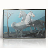 Expressionist Horses Art | Majerník Study of a Horse Painting