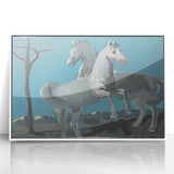 Expressionist Horses Art | Majerník Study of a Horse Painting