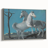 Expressionist Horses Art | Majerník Study of a Horse Painting