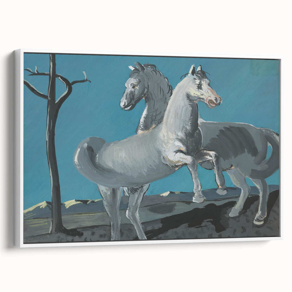 Expressionist Horses Art | Majerník Study of a Horse Painting