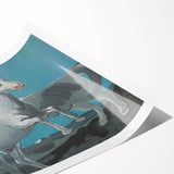 Expressionist Horses Art | Majerník Study of a Horse Painting