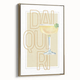 Vintage poster art of a serene landscape on framed canvas, with muted earth tones, ideal for bedroom wall decor.