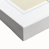 Large art depicting a black and white landscape painting on stretched canvas, suitable for bedroom wall decor.