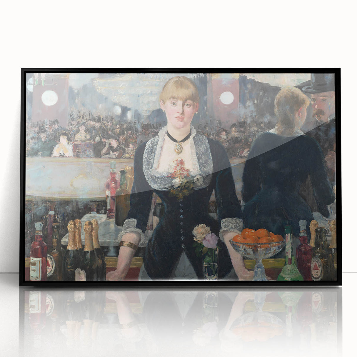 Impressionist Wall Art - A Bar at the Folies-Bergère by Manet Print