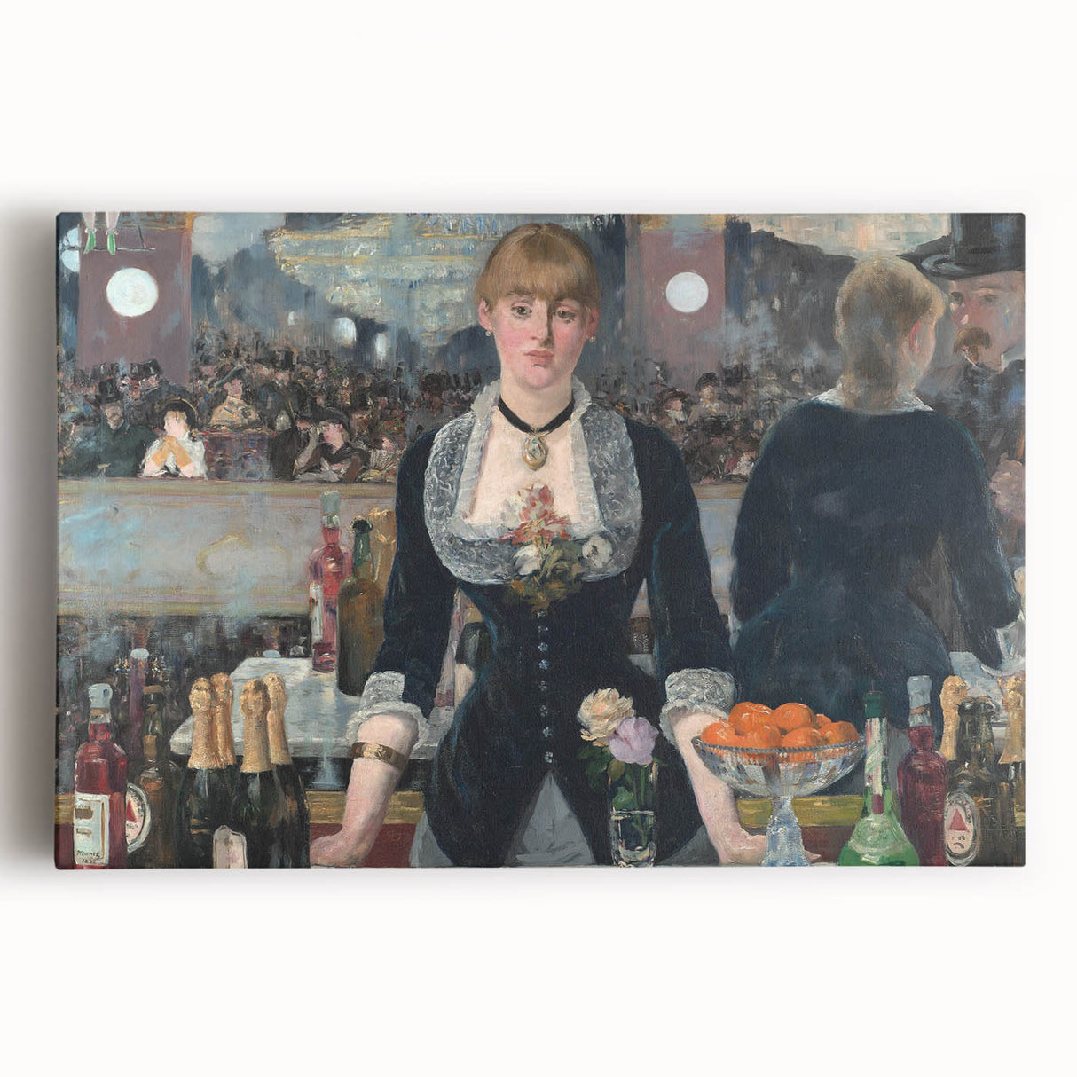 Impressionist Wall Art - A Bar at the Folies-Bergère by Manet Print